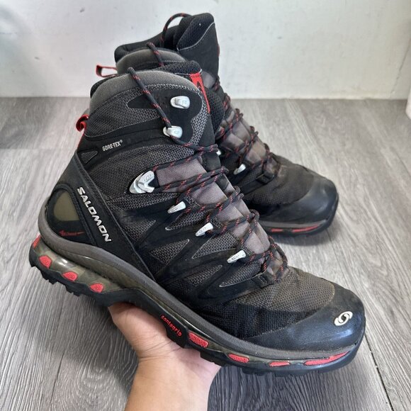 Salomon Men\'s Quest 4D 3 GTX Hiking Boots Waterproof Gore Tex Black  Size 10.5 main image 6
